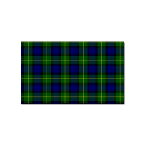 Gordon Tartan Sticker Rectangular (100 pack) from ArtsNow.com Front