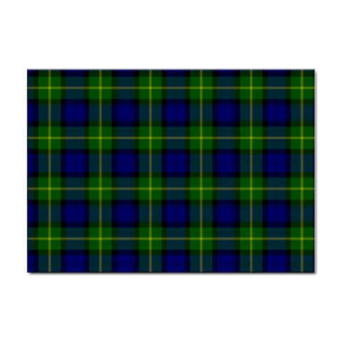 Gordon Tartan Sticker A4 (10 pack) from ArtsNow.com Front