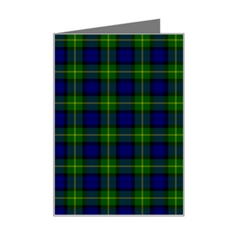 Gordon Tartan Mini Greeting Card from ArtsNow.com Left