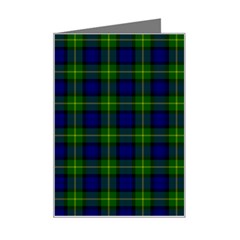 Gordon Tartan Mini Greeting Card from ArtsNow.com Left