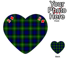 Gordon Tartan Playing Cards 54 (Heart) from ArtsNow.com Front - Diamond2