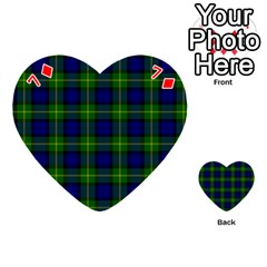 Gordon Tartan Playing Cards 54 (Heart) from ArtsNow.com Front - Diamond7