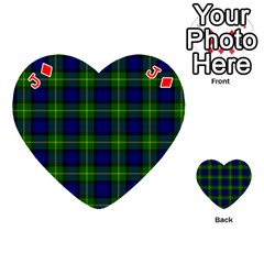 Jack Gordon Tartan Playing Cards 54 (Heart) from ArtsNow.com Front - DiamondJ