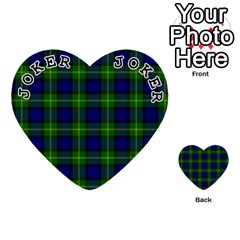 Gordon Tartan Playing Cards 54 (Heart) from ArtsNow.com Front - Joker1