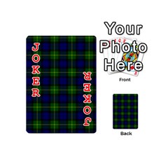 Gordon Tartan Playing Cards 54 (Mini) from ArtsNow.com Front - Joker2