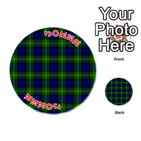 Gordon Tartan Playing Cards 54 (Round) from ArtsNow.com Front - Joker2