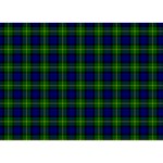 Gordon Tartan Birthday Cake 3D Greeting Card (7x5)