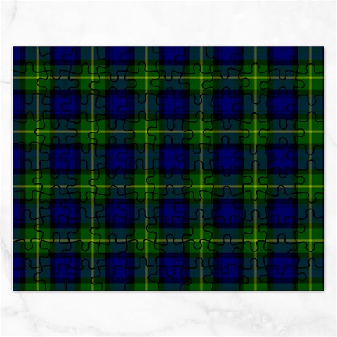 Gordon Tartan Jigsaw Puzzle (Rectangular) from ArtsNow.com Front