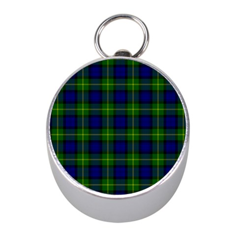 Gordon Tartan Silver Compass (Mini) from ArtsNow.com Front