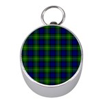 Gordon Tartan Silver Compass (Mini)
