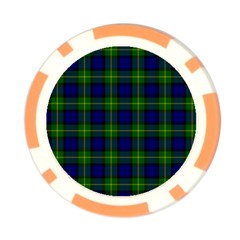 Gordon Tartan Poker Chip Card Guard (10 pack) from ArtsNow.com Front