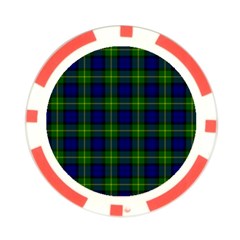 Gordon Tartan Poker Chip Card Guard (10 pack) from ArtsNow.com Back