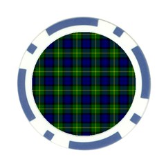 Gordon Tartan Poker Chip Card Guard (10 pack) from ArtsNow.com Back