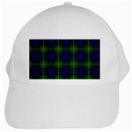 Gordon Tartan White Cap