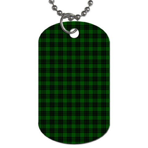 Graham Tartan Dog Tag (Two Sides) from ArtsNow.com Front