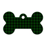 Graham Tartan Dog Tag Bone (One Side)