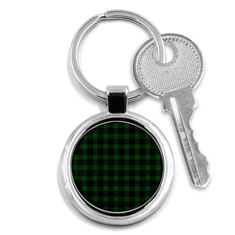 Graham Tartan Key Chain (Round) from ArtsNow.com Front