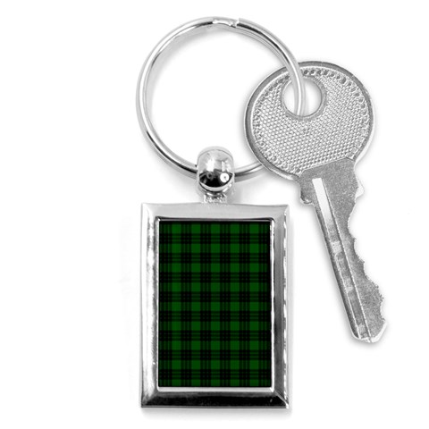 Graham Tartan Key Chain (Rectangle) from ArtsNow.com Front