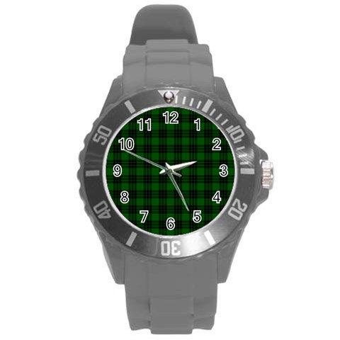 Graham Tartan Round Plastic Sport Watch (L) from ArtsNow.com Front