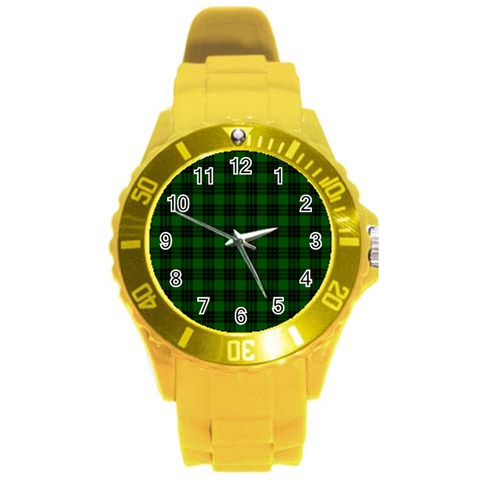 Graham Tartan Round Plastic Sport Watch (L) from ArtsNow.com Front