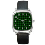 Graham Tartan Square Metal Watch