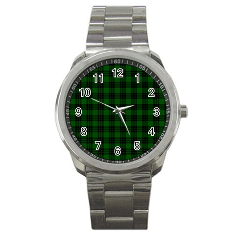 Graham Tartan Sport Metal Watch from ArtsNow.com Front