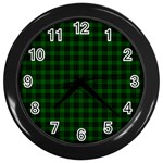 Graham Tartan Wall Clock (Black)