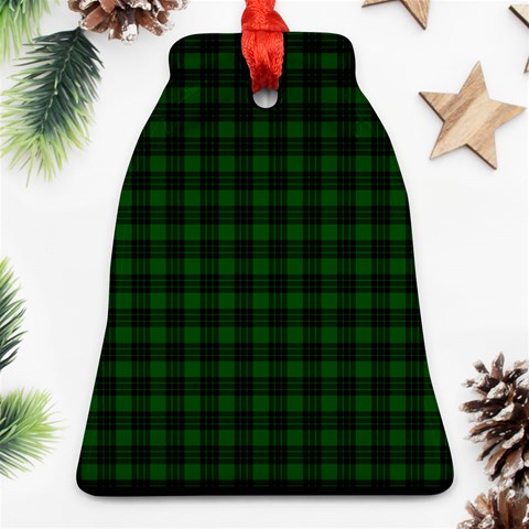 Graham Tartan Bell Ornament (Two Sides) from ArtsNow.com Front