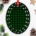 Graham Tartan Ornament (Bell) Ornament (Oval Filigree)