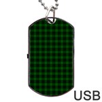 Graham Tartan Dog Tag USB Flash (One Side)