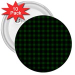 Graham Tartan 3  Button (10 pack)