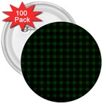 Graham Tartan 3  Button (100 pack)
