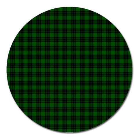 Graham Tartan Magnet 5  (Round) from ArtsNow.com Front