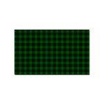 Graham Tartan Sticker Rectangular (10 pack)