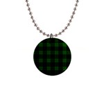 Gunn Tartan 1  Button Necklace