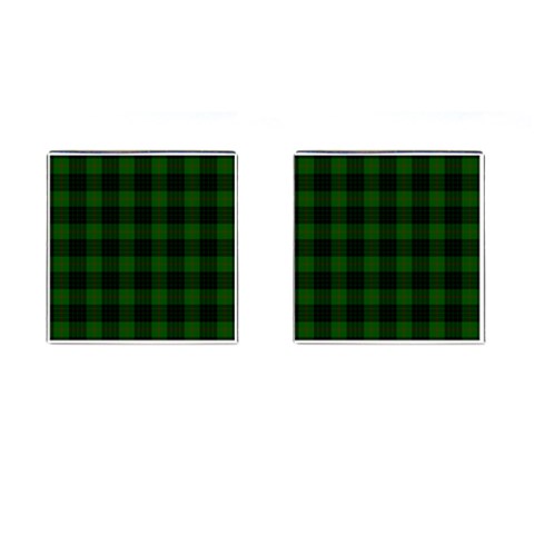 Gunn Tartan Cufflinks (Square) from ArtsNow.com Front(Pair)