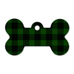 Gunn Tartan Dog Tag Bone (One Side)