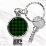 Gunn Tartan Nail Clippers Key Chain