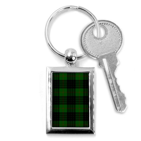 Gunn Tartan Key Chain (Rectangle) from ArtsNow.com Front