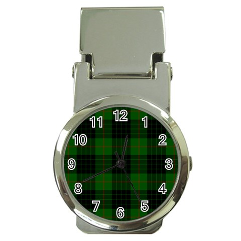 Gunn Tartan Money Clip Watch from ArtsNow.com Front