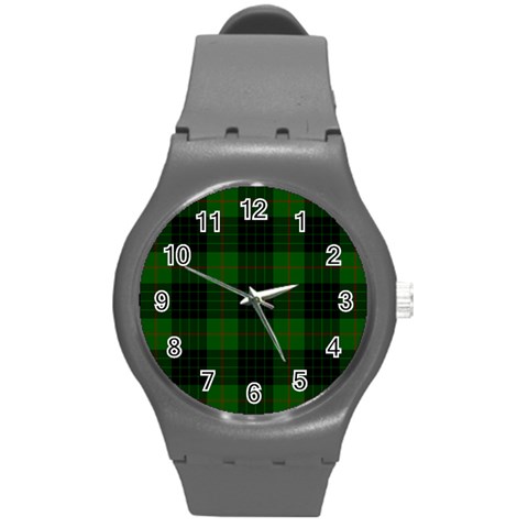 Gunn Tartan Round Plastic Sport Watch (M) from ArtsNow.com Front