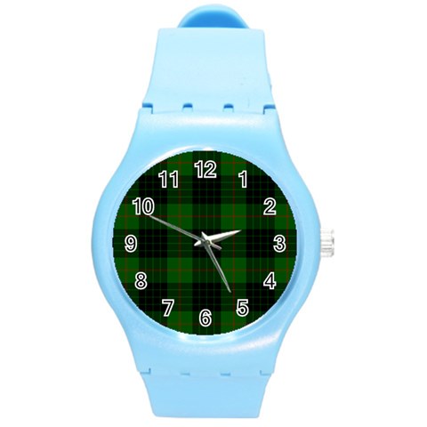 Gunn Tartan Round Plastic Sport Watch (M) from ArtsNow.com Front