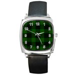 Gunn Tartan Square Metal Watch