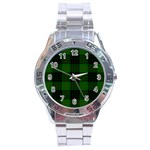 Gunn Tartan Stainless Steel Analogue Watch