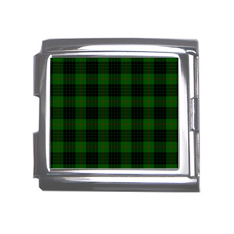 Gunn Tartan Mega Link Italian Charm (18mm) from ArtsNow.com Front