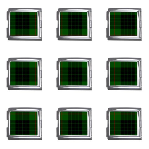 Gunn Tartan Mega Link Italian Charm (9 pack) from ArtsNow.com Front