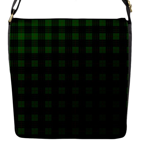 Gunn Tartan Flap Closure Messenger Bag (S) from ArtsNow.com Front