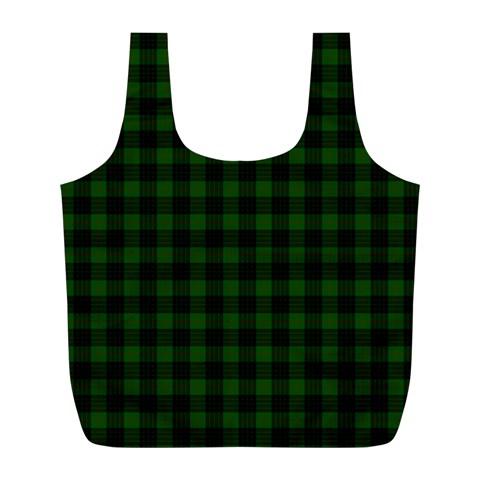 Gunn Tartan Full Print Recycle Bag (L) from ArtsNow.com Front