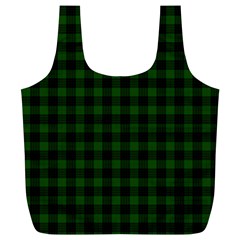 Gunn Tartan Full Print Recycle Bag (XL) from ArtsNow.com Back