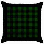 Gunn Tartan Throw Pillow Case (Black)